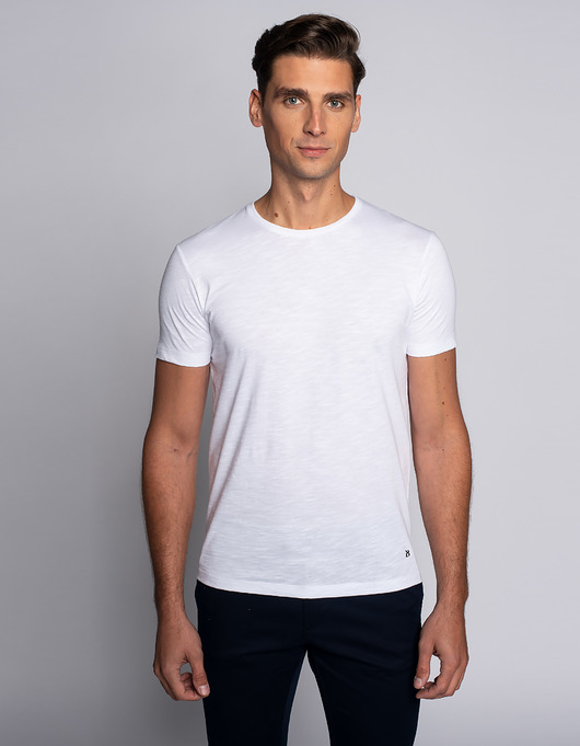 t-shirty męskie T-shirt męski, KOSZULKA ceretta biały