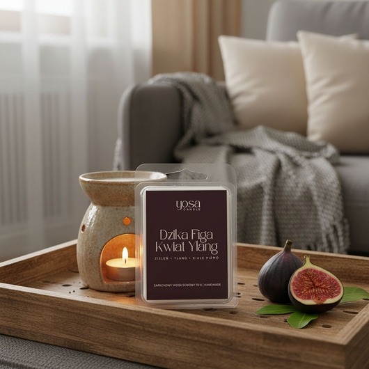 zapachy - inne Wosk zapachowy do kominka Dzika Figa i Kwiat Ylang 70 g