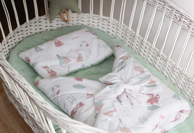 śpiwory i rożki niemowlęce Rożek niemowlęcy 2w1 bambusowo-bawełniany Rabbit and Fox