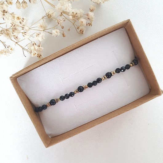 bransoletki z kamieni naturalnych Bransoletka z turmalinem