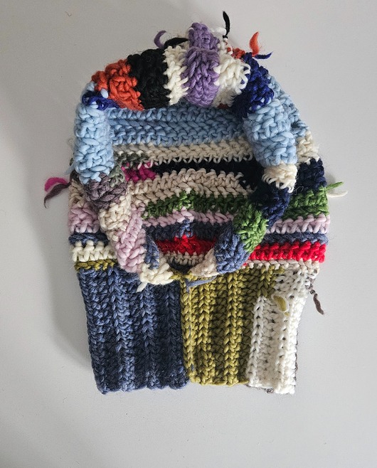 czapki damskie Wełniany kaptur-komin balaclava