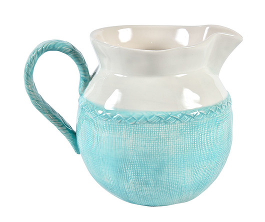 Dzbanek Fiore Blue niebieski, ażurowy, ceramika Home Design