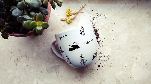 kubek motywy natury MUKI design