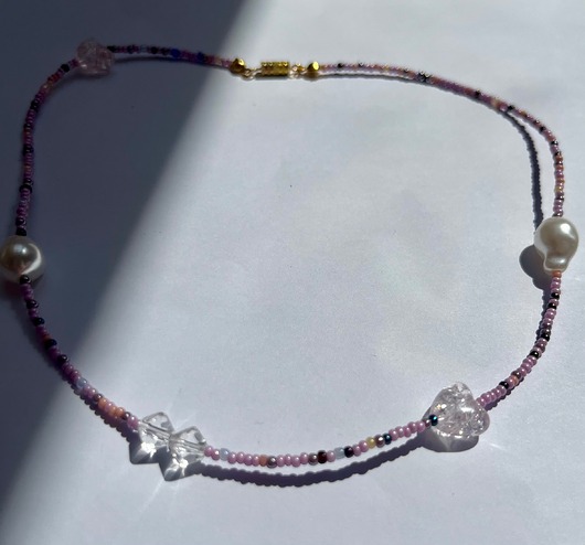 chokery Choker z koralików