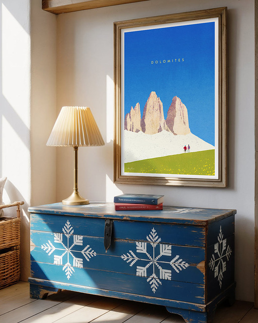 plakaty Dolomity Włochy - Trzy Szczyty Lavaredo - plakat fine art