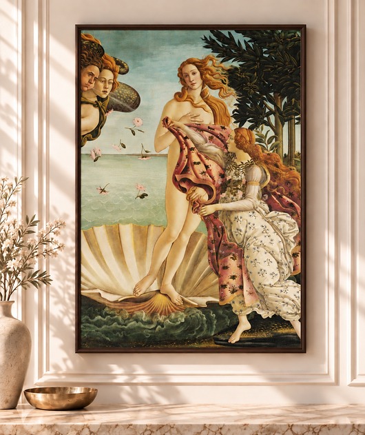 plakaty Plakat Fine Art giclee kolaż ZAWSTYDZONA WENUS