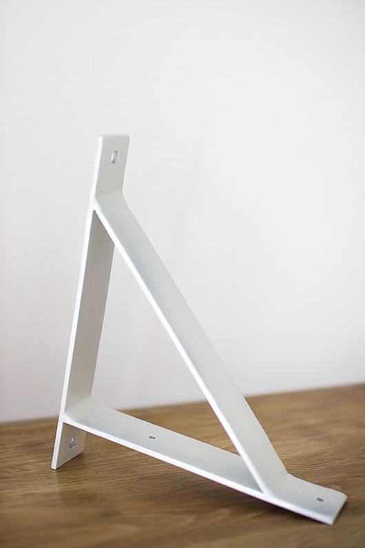 półki Wspornik stalowy biały