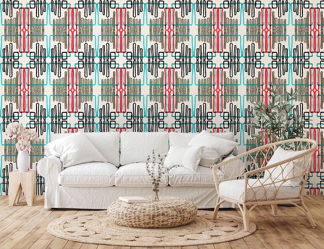 tapety i naklejki ścienne Pastel pattern