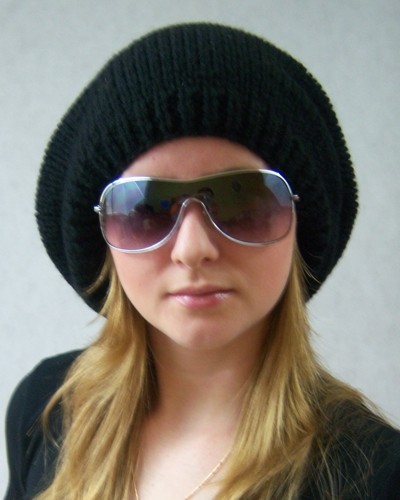 Czapka czarna YULIYA BABICH
