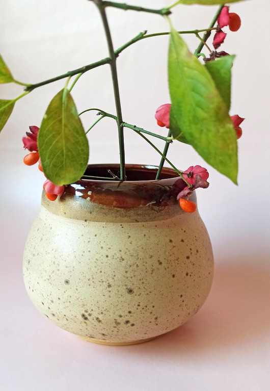 wazony Ceramiczny wazonik kula