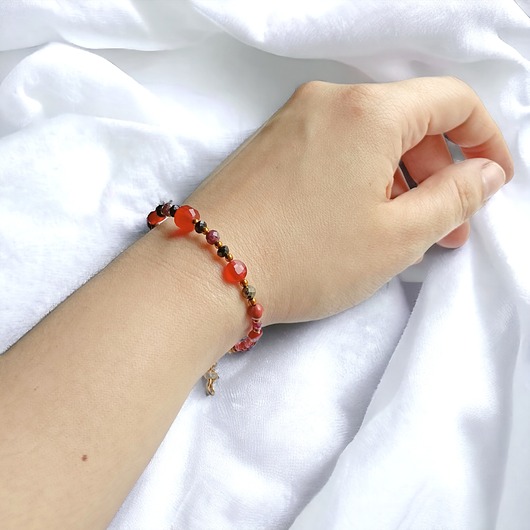 bransoletki z kamieni naturalnych SENSUALNA bransoletka z karneolem