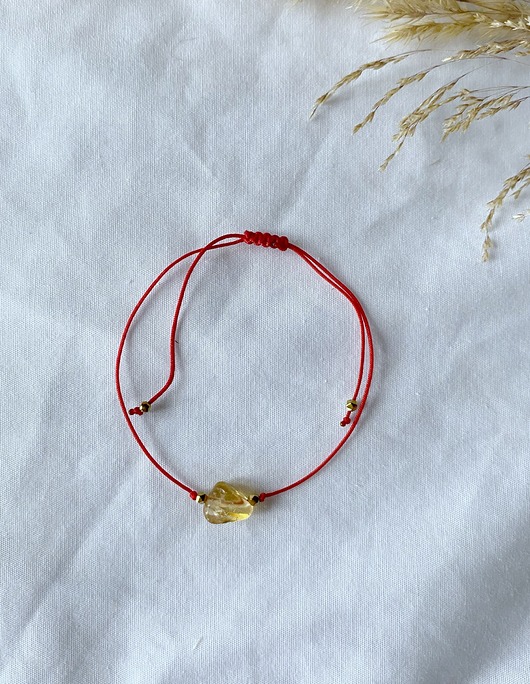 bransoletki na sznurku Bransoletka z Cytrynem - Sukces