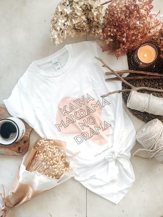 Koszulka TShirt Makrama dla makramowej dziewczyny Macramagic