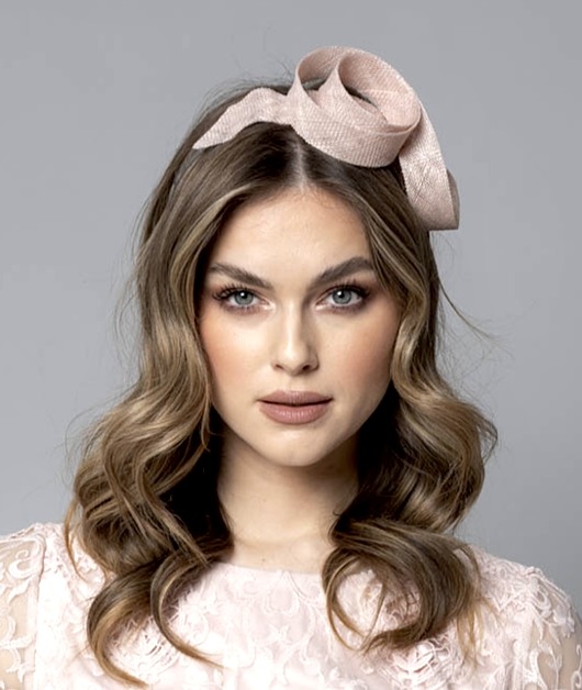 fascynatory Fascynator Melody PUDROWY RÓŻ /oraz inne kolory