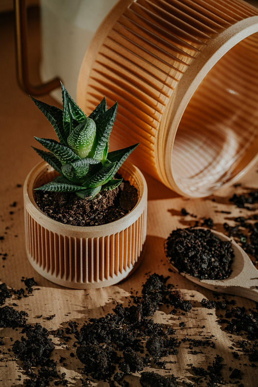 doniczki Mała doniczka 71P02.120.OAK / eko / zero waste / minimalizm