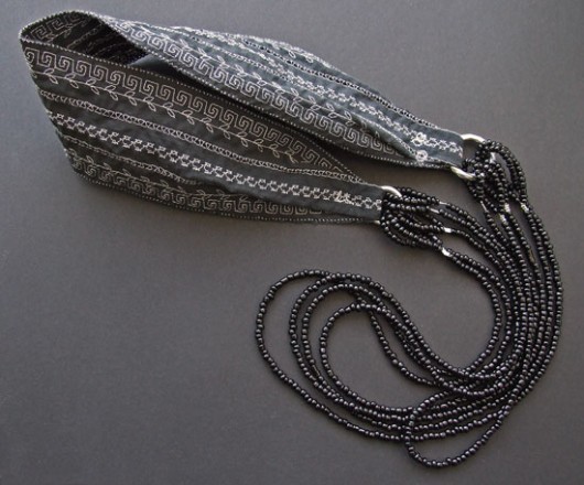Etno black bamboo- naszyjnik Buy or Die
