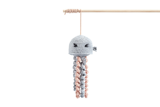 Zabawka Wędka Dla Kota Z Kocimiętką JELLYFISH Lillabel Pet Brand