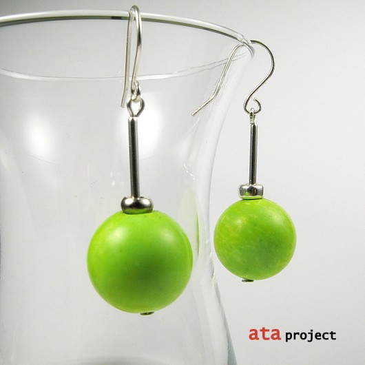 kolczyki Green Elegance ata projekt