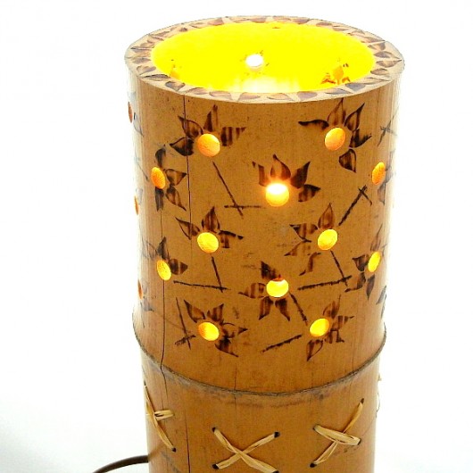 Bambusowa nr 1 - Lampa stojąca Bambuu Classico StyLova