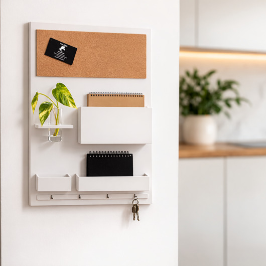 organizery Organizer - 45x63 cm, drewniany, na ścianę