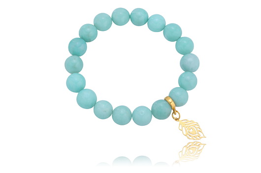 BRANSOLETKA amazonit H15a Coccola JEWELLERY