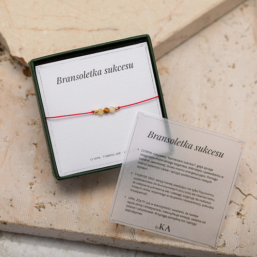 bransoletki z kamieni naturalnych Bransoletka sukcesu