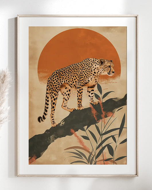 plakaty Plakat Gepard na straży III
