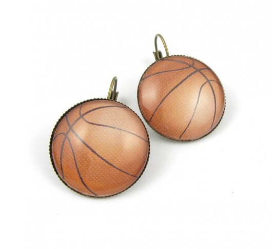 BASKETBALL- kolczyki by Matusevic
