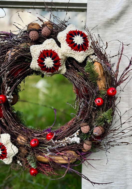 wianki bożonarodzeniowe Wianek Pierwsza Gwiazda