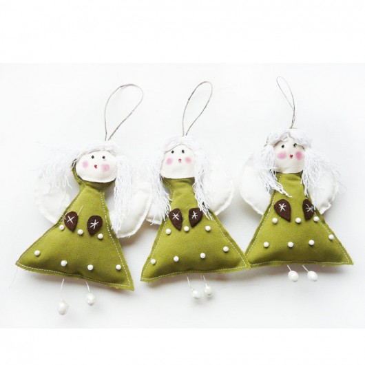 świąteczne  zawieszki ANIELISIE IV handmadebyeli