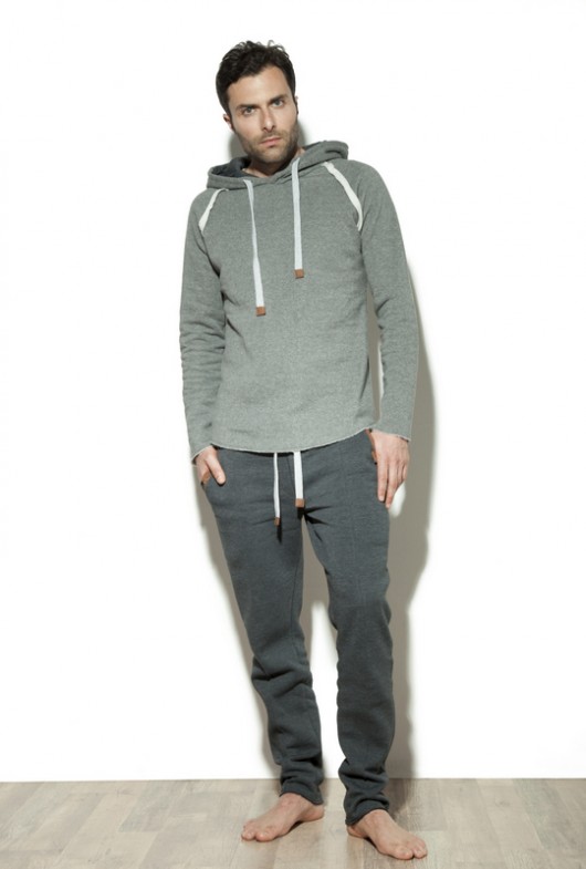 Oak Hoodie Man Modern • Szary Bozzolo