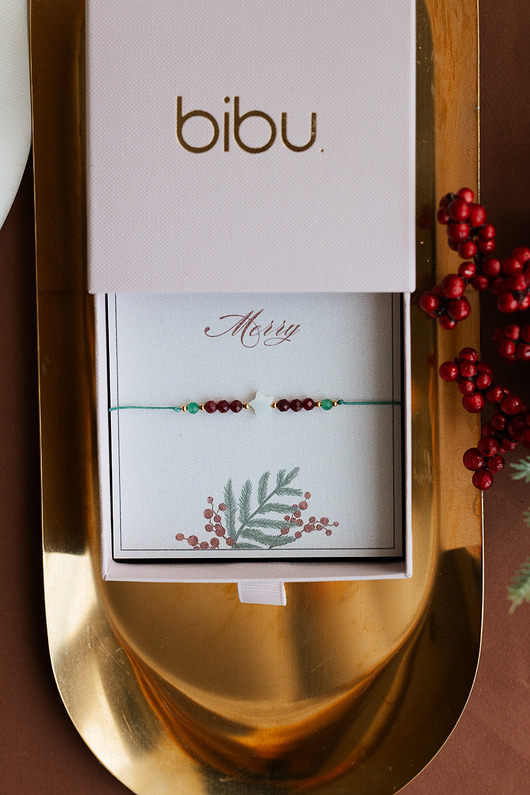 bransoletki na sznurku Bransoletka świąteczna z gwiazdką, prezent na święta