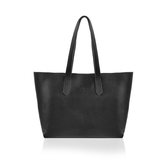 torby na ramię Torba skórzana Hella czarna marki bolsa