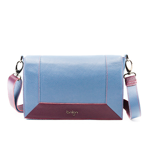 torby na ramię Torebka skórzana szara Agnese 1 marki Bolsa