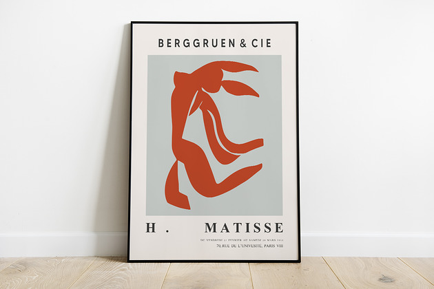 Henri Matisse  inspiracja, plakat wystawowy Pas De LArt
