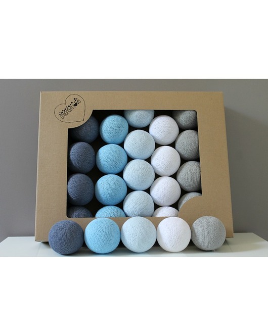 Cotton Balls Blue Wind 10 szt. MIA home