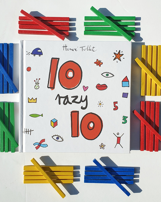 książeczki dla dzieci 10 razy 10, Herve Tullet, od 3 lat