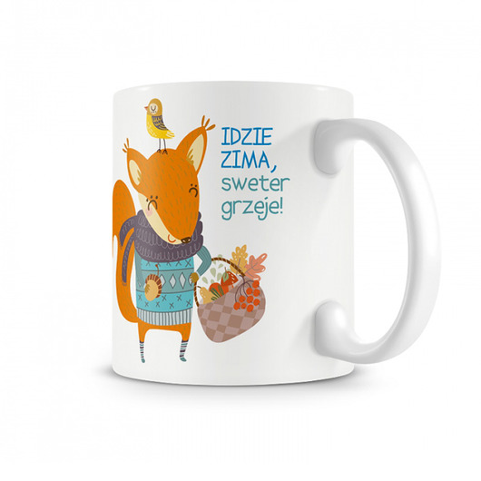 zima idzie, sweter grzeje Love Life and Forest