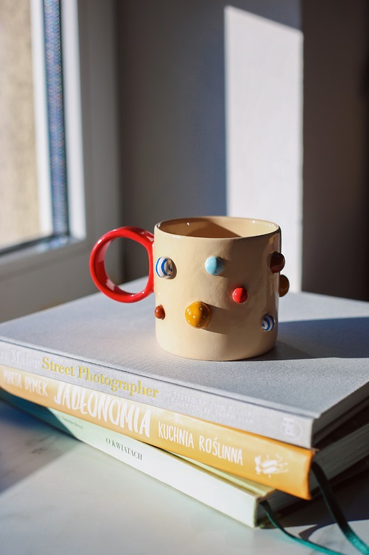 kubki Ceramiczny kubek w bąble  420 ml