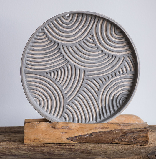 patery i talerze Talerz dekoracyjny z wzorem