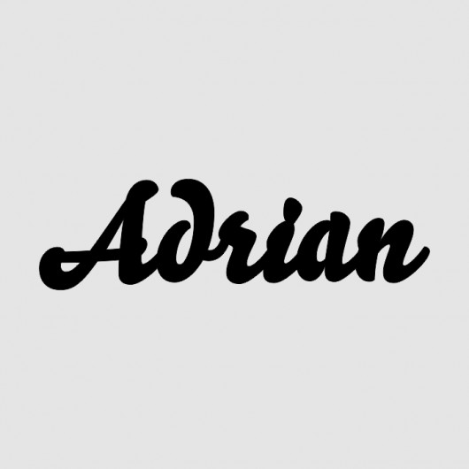 Napis Drewniany 3D ADRIAN LOVINA PRINTS