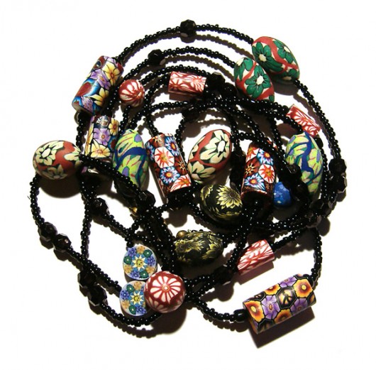 fimo - kwiaty fimo Love Life and Forest