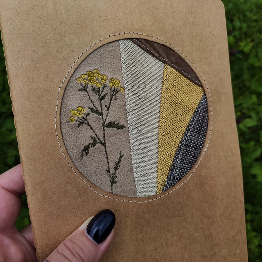 notatniki i albumy Notes patchwork z wrotyczem