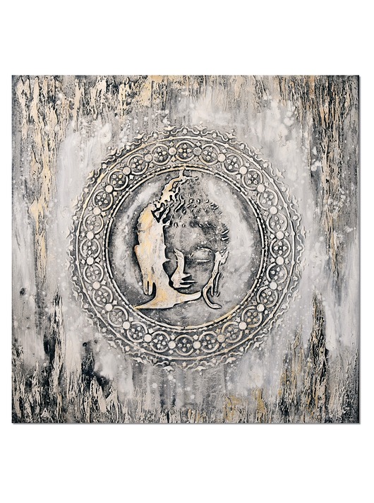 obrazy Budda mandala obraz dekoracja strukturalna ręcznie malowana