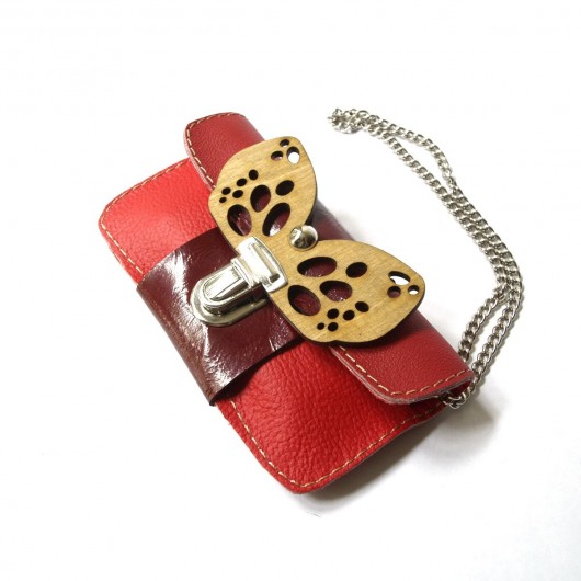 etui.fly czerwienie&bordo PAWDECO