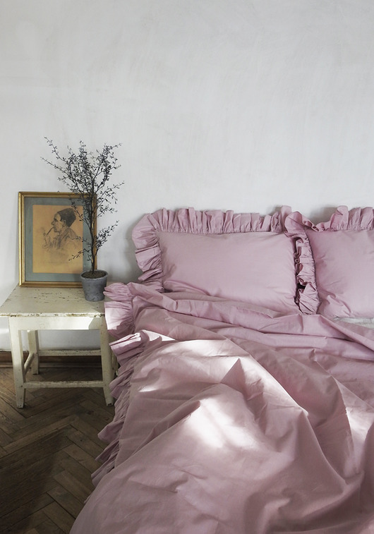 pościel Pościel z falbanami SOPHIE dusty lilack