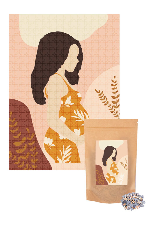 puzzle dla dzieci Puzzle 500 elementów "Baby On The Way" w eco woreczku