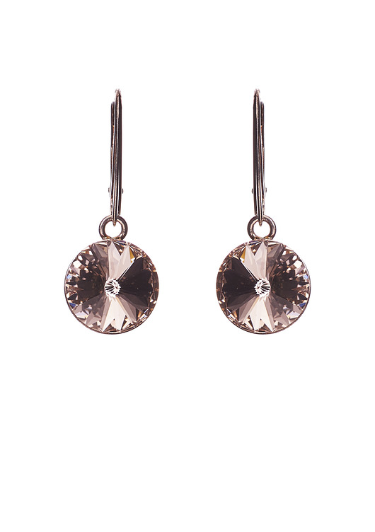 Srebrne kolczyki z kryształami marki Swarovski Alessandra unique