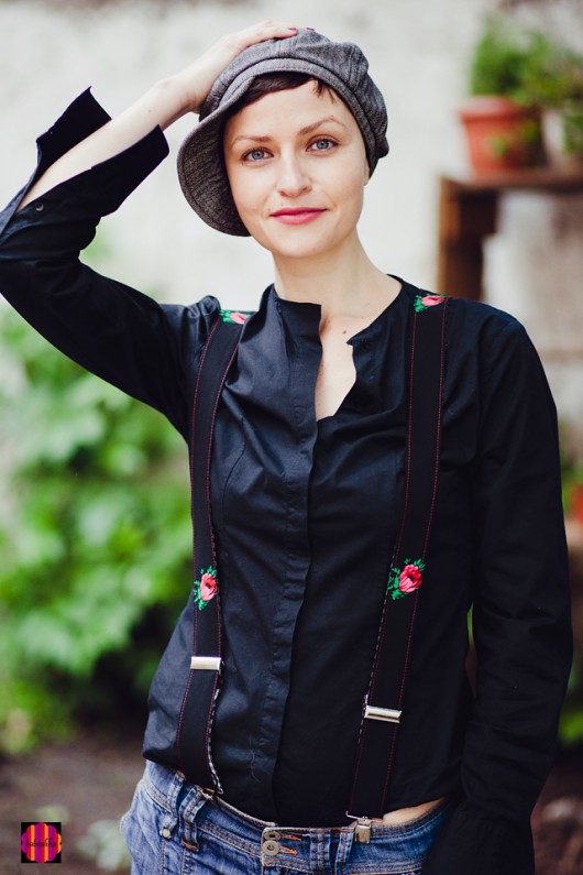 Szelki kratka and róża Baboshka
