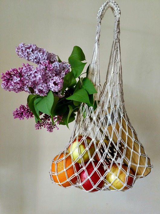 Siatka na zakupy,net eco bag the.bluetit